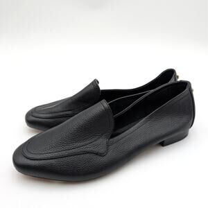 Vince Camuto Cintha Loafer Women's Black Soft Grain Size US8.5M EU39.5